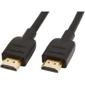 Amazon Basics Cable HDMI A CL3 de Alta Velocidad (3 m, estándar más Reciente), Negro