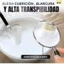 Snappy blue Pintura Blanca [4KG] Interior Lavable de aspecto Mate, Pintura Plastica Blanca Interior para Múltiples Superficies