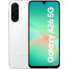 Samsung Galaxy A26 5G 256GB Teléfono Móvil, Awesome Intelligence, 6GB RAM, 50MP Cámara, Blanco, Garantía del Fabricante 3 Años +