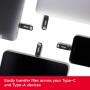 SanDisk Ultra Dual Drive Go USB Type-C Memoria Flash 128 GB (con conectores USB Type-C y Type-A reversibles, para Android