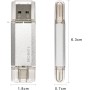 Tipo C Memoria 2 en 1 USB 128gb, Pen Drive USB C 128 GB Tipo C Y USB 2.0 Memoria Flash 128gb para Smartphones