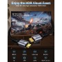Anhuicco Cable HDMI 2.1 HDR Certificado 2 Metros 48Gbps 8K 10K 60Hz 4K 144Hz 2K 240Hz Full HD 7680p ALLM FreeSync VRR ARC eARC