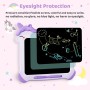 Tableta de escritura LCD para niños, tablero de garabatos con pantalla de colores de unicornio, juguete de viaje para niños