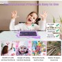 Tableta de escritura LCD para niños, tablero de garabatos con pantalla de colores de unicornio, juguete de viaje para niños