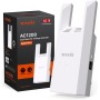 Tenda A18 Pro Repetidor WiFi, AC1200 Amplificador de Señal WiFi de Doble Banda 5GHz/2.4GHz, Extensor WiFi con Ap, Antenas 3dBi,