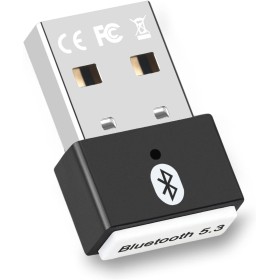 USB Bluetooth 5.3 Adaptador - Adaptador Bluetooth para PC Plug & Play, Dongle USB para Portátil, Auriculares, Teclado, Ratón,