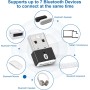 USB Bluetooth 5.3 Adaptador - Adaptador Bluetooth para PC Plug & Play, Dongle USB para Portátil, Auriculares, Teclado, Ratón,
