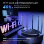 Tenda AC8 - Router WiFi AC1200, Doble Banda (5GHz/2.4GHz), WiFi Router Inalámbrico, Modo Punto de Acceso, 4 * 6dBi Antenas