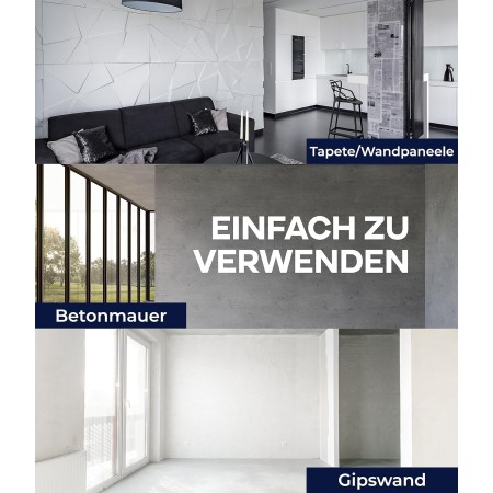 Plid® Pintura de látex blanco mate, lavable para interior de cocina y baño, pintura de látex lavable, fácil de limpiar y no