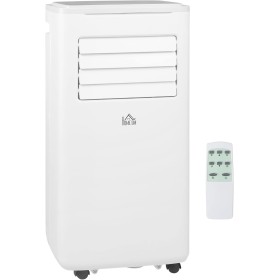 HOMCOM Portable Air Conditioner 9000BTU 1010W Cooler Fan Dehumidifier 38L/Day with LED Display Remote Control Timer for Room