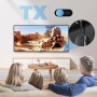 Adaptadores de Transmisor Bluetooth 5.3, Receptores de Transmisor Bluetooth 2 en 1 Admiten 2 Auriculares, Enchufe AUX de 3,5 mm,