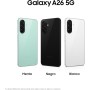 Samsung Galaxy A26 5G 256GB Teléfono Móvil, Awesome Intelligence, 6GB RAM, 50MP Cámara, Menta, Garantía del Fabricante 3 Años +