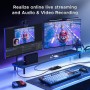 XIIXMASK capturadora de Video, capturadora Audio y Video, Tarjeta de Captura USB 3.0 4K HDMI Loop-out, 1080P 60FPS/2K 30FPS