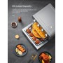 FOHERE Horno Freidora de Aire Caliente 23L, 1700W Freidora de Aire Caliente con 6 Accesorios y 100 Recetas, 80 a 230°C,