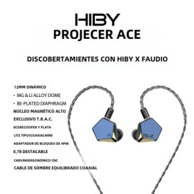 HiBy Project Ace Mg-auriculares intrauditivos con controlador dinámico