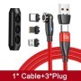 Cable USB C magnético AUFU 5A para Realme Huawei 100W Cable de carga r