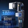 Cable USB C magnético AUFU 5A para Realme Huawei 100W Cable de carga r