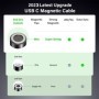 Cable USB C magnético AUFU 5A para Realme Huawei 100W Cable de carga r