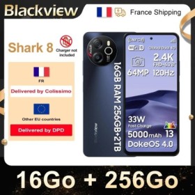 Smartphone Blackview SHARK 8 Sin cargador UE Android 13 5000mAh - Pant