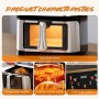 Air Fryer,12L Oil Free Fryer, 2800W, 8 Preset Programs, Air Fryer with Visible Window, LED Touch Screen, Multifunctional
