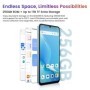 Oscal-Smartphone moderno 8, pantalla de 6,75 pulgadas, 128GB + 8GB/256