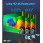 Sniokco 10K 8K Cable HDMI 2.1 48Gbps 3 Metros Certificado Cable HDMI® Ultra Alta Velocidad 0.01ms 4K 240Hz 165Hz 120Hz 8K 60Hz