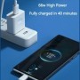 Cable USB tipo C de 7A y 100W, Cable de carga súper rápido para Huawei