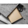Disco Duro Externo 500GB - 2.5" USB 3.0 Ultrafino Diseño Metálico HDD Portátil para Mac, PC, Laptop, Ordenador, Xbox One, PS4,
