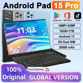 Tableta Global de 2025 pulgadas, tablet con Android 14, Pad 15 Pro, 16