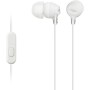 Sony MDR-EX15APWZ(CE7) Auriculares in-ear (con micrófono), blanco