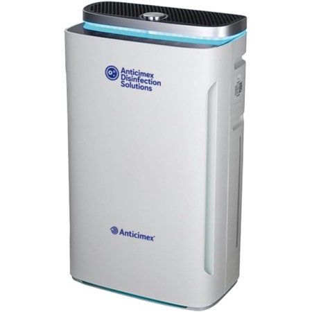 ANTICIMEX Air Purifier with HEPA Filter, CADR 500 m³/h, Quiet Below 62dB, Activated Carbon, Neutralizer and Odor Eliminator,