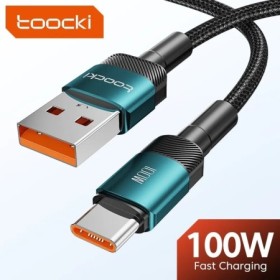 Toocki Cable USB tipo C Cable cargador USB C de carga rápida para iPho