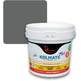 Kolmer Pintura Fachadas Antimoho KOLMATE PLUS (Gris Antracita, 15 Litros)