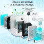 Aircillin Air Purifier for Allergies, CADR 180 m3/h, HEPA Filter Removes 99.97% Allergy Pollen Odor and Pet Dander, with