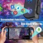 BT 5,2 interruptor Joy controlador L/R RGB LED Joypad Gamepad para Nin