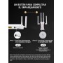 Repetidor WiFi, Amplificador señal WiFi,4 Antenas Externas, Amplificador WiFi 2.4GHz con Repertidor/Ap Modo y la función WPS,1
