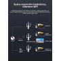 Repetidor WiFi, Amplificador señal WiFi,4 Antenas Externas, Amplificador WiFi 2.4GHz con Repertidor/Ap Modo y la función WPS,1
