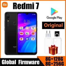 Teléfono móvil Xiaomi Redmi 7 con funda para teléfono, teléfono móvil 