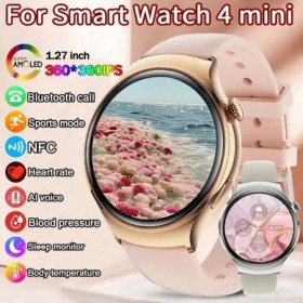 2025New GPS NFC Bluetooth llamada Smartwatch mujer reloj 4 mini pista 
