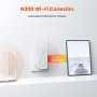 Tenda A9 N300 Repetidor de red Wifi Extensor Amplificador de Cobertura (300Mbps, 2 Antenas externas, Red Cobertura WiFi