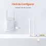 Tenda A9 N300 Repetidor de red Wifi Extensor Amplificador de Cobertura (300Mbps, 2 Antenas externas, Red Cobertura WiFi
