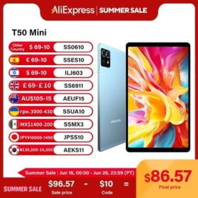 Teclast T50 Mini tableta 8,7 "120Hz pantalla MTK Helio G99 20GB RAM 8+