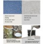 CTDWNT Revestimiento epoxi de alto brillo con efecto mármol, pintura epoxi para pisos, chips de color decorativos, revestimiento