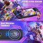 BT 5,2 interruptor Joy controlador L/R RGB LED Joypad Gamepad para Nin