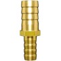 MQXFCZUX 25mm Turn To 19mm 3/4" Hose Barb Hosetail Straight Reducing Reducer Adapters Transfer Brass Pipe Fitting Water Gas Oil