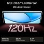 OPPO A60 5G, 128 GB, 4 GB RAM, 6,67 ", LCD, Panda Glass, 120 Hz, Media