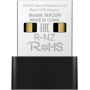 Mercusys MA530 Nano Adaptador USB Bluetooth 5.3, Conexión Rápida y Estable, Compatible con Windows 11/10/8.1/7, Plug & Play,