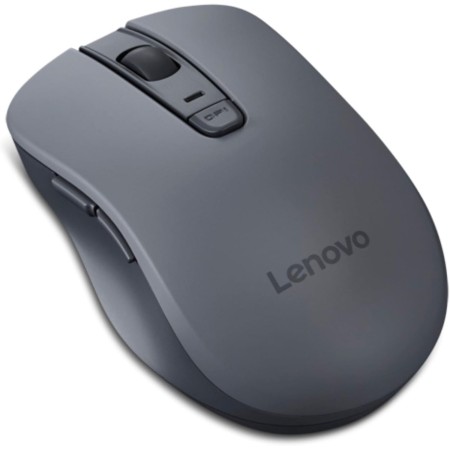 Lenovo WL310 - Ratón Inalámbrico Bluetooth (Silencioso, Sensor Óptico Rojo, 6 Botones, Rueda Scroll, Bluetooth 5.0) Incluye