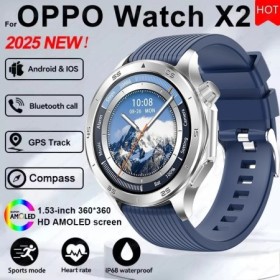 Para OPPO Watch X2 reloj inteligente hombres AMOLED moda para activida