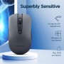Lenovo WL310 - Ratón Inalámbrico Bluetooth (Silencioso, Sensor Óptico Rojo, 6 Botones, Rueda Scroll, Bluetooth 5.0) Incluye
